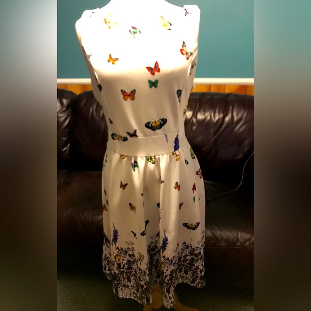 NWT Fashion Mia Floral butterfly tank top dress